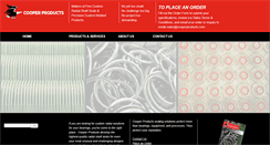 Desktop Screenshot of cooperproducts.com